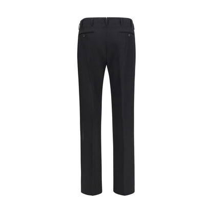 Pantalones De Vestir De Lana Negra Prada Modelo Oves Aries