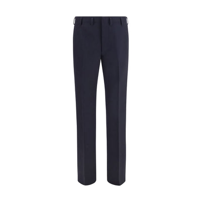 Pantalón de Vestir de Lana Azul Prada Colección Oves Aries