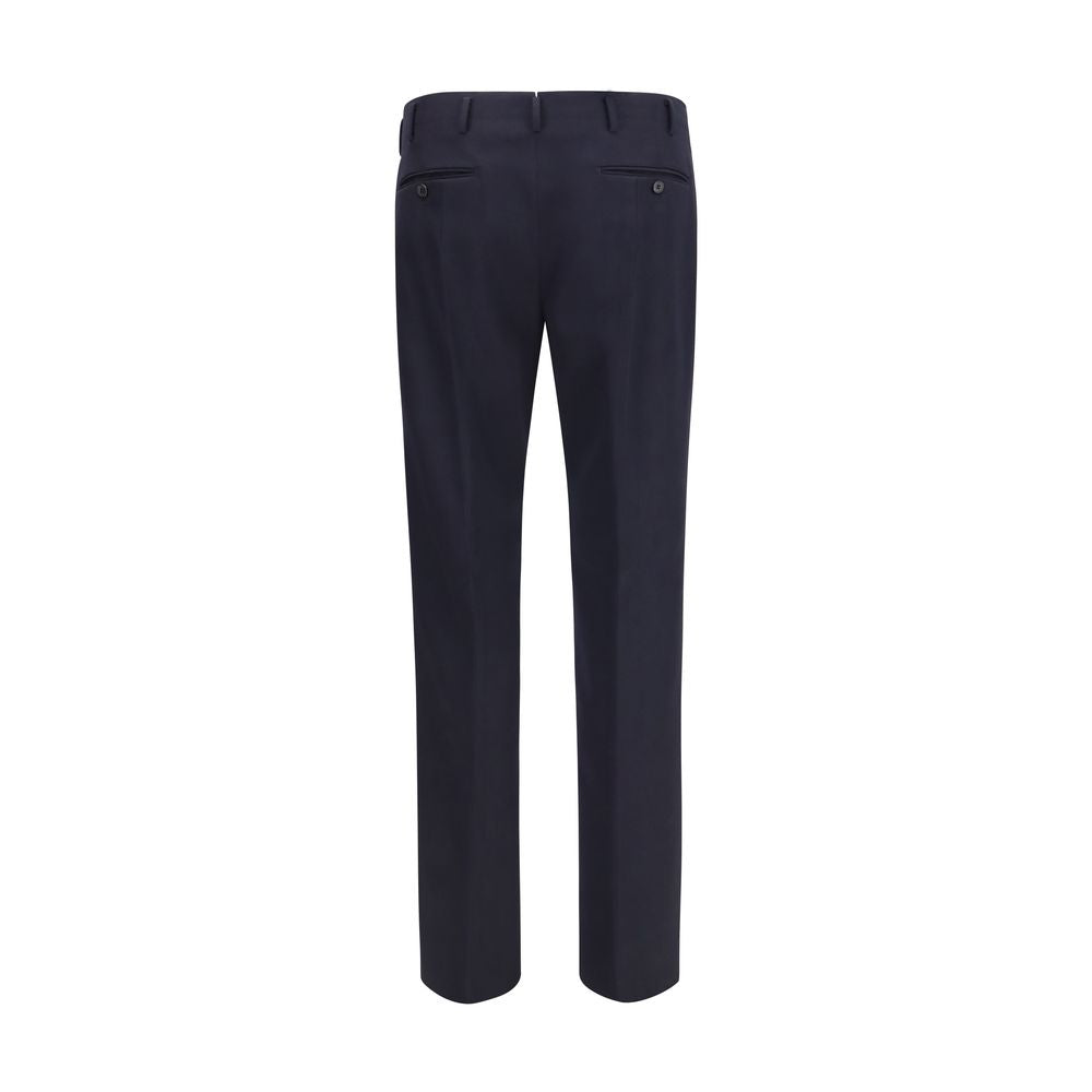 Pantalón de Vestir de Lana Azul Prada Colección Oves Aries