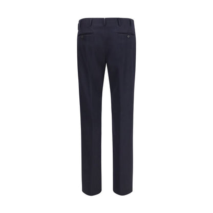 Pantalón de Vestir de Lana Azul Prada Colección Oves Aries