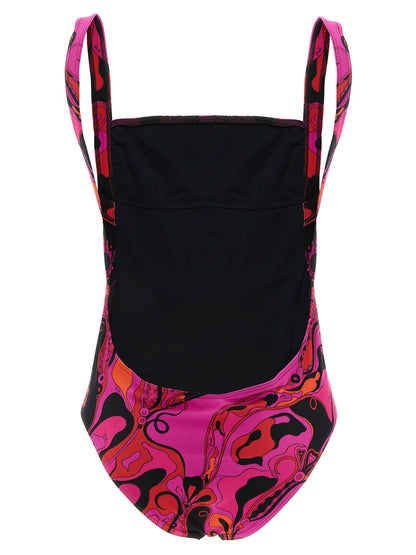 Bañador de una pieza Emilio Pucci de poliamida fucsia