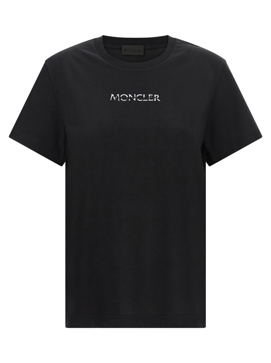 Camiseta Moncler de algodón negro