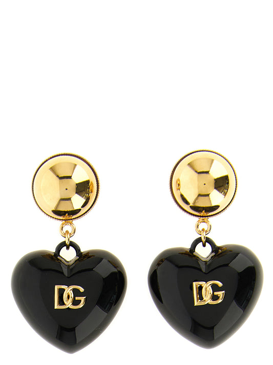 Pendientes Dolce & Gabbana de latón negros