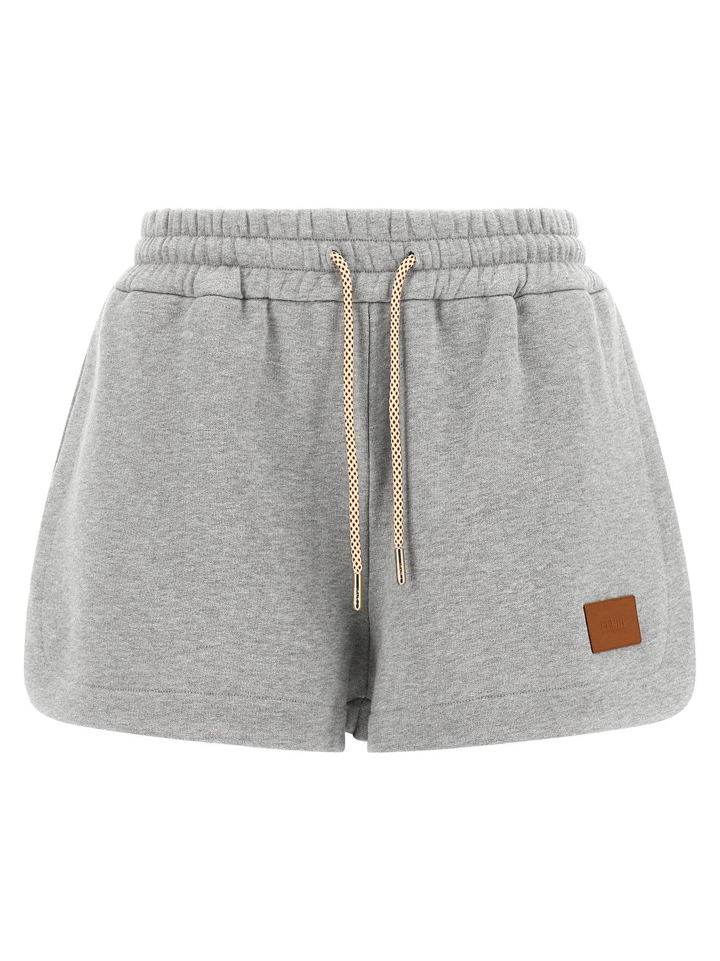 Pantalones cortos bermudas Fendi de algodón gris