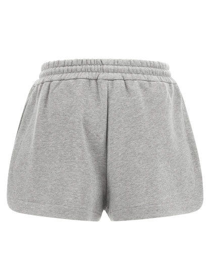 Pantalones cortos bermudas Fendi de algodón gris