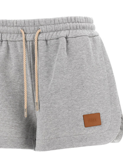 Pantalones cortos bermudas Fendi de algodón gris