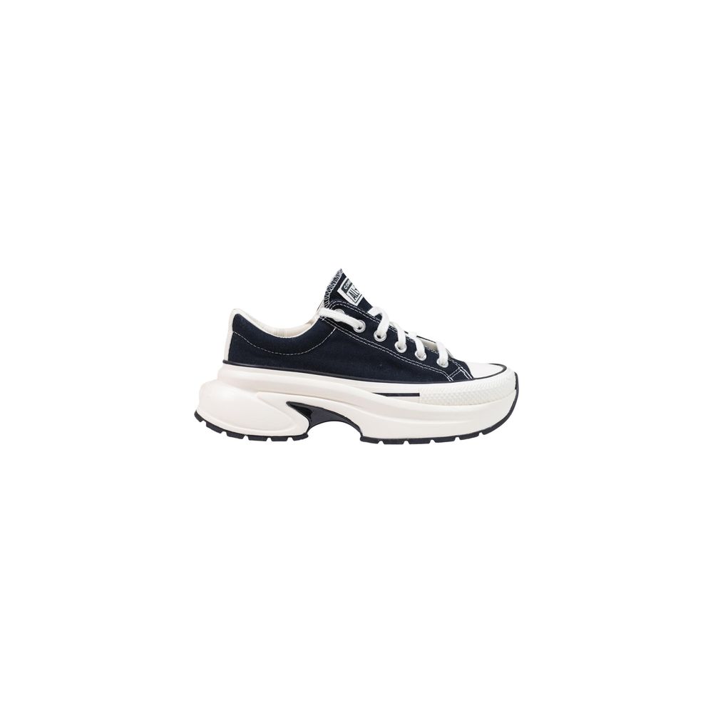 Converse Black and White Textile Run Star Crush Platform Sneakers