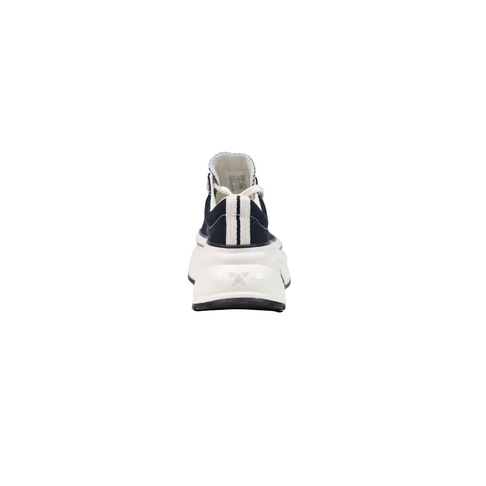 Converse Black and White Textile Run Star Crush Platform Sneakers