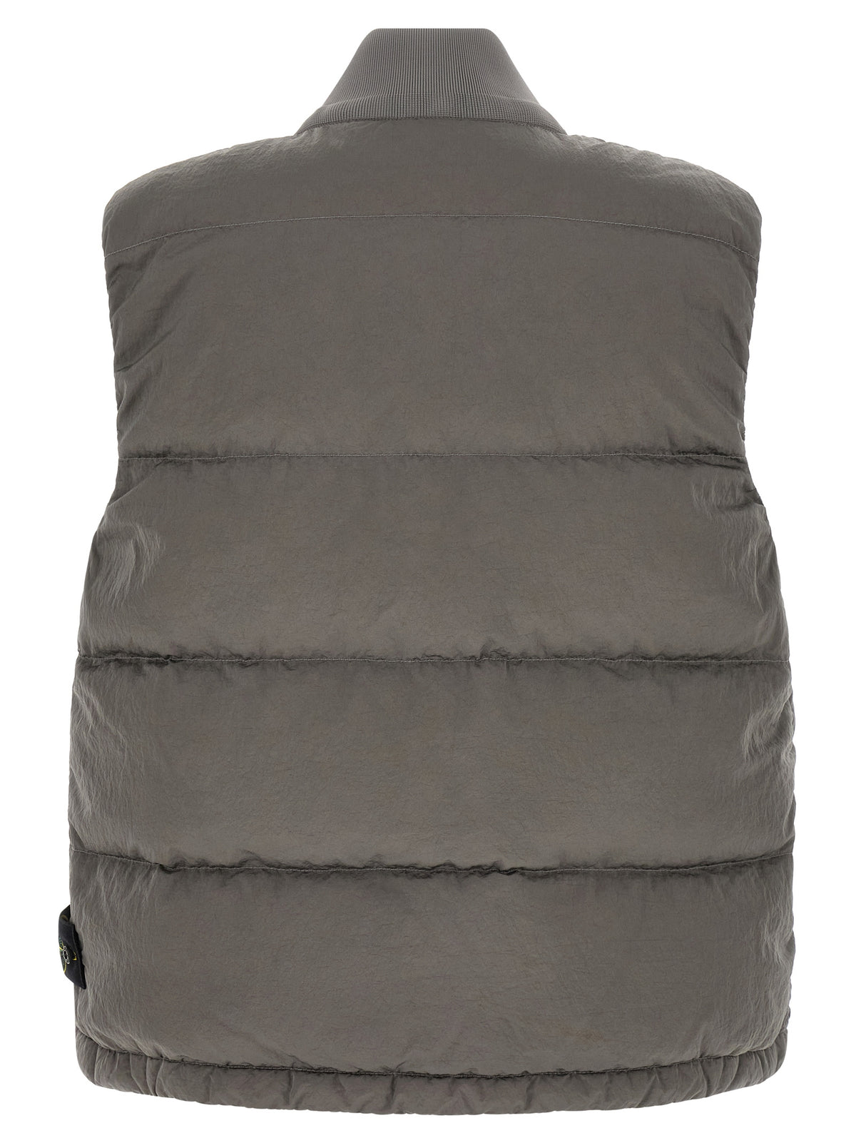 Chaleco Stone Island Sin Mangas Poliamida Gris Liso