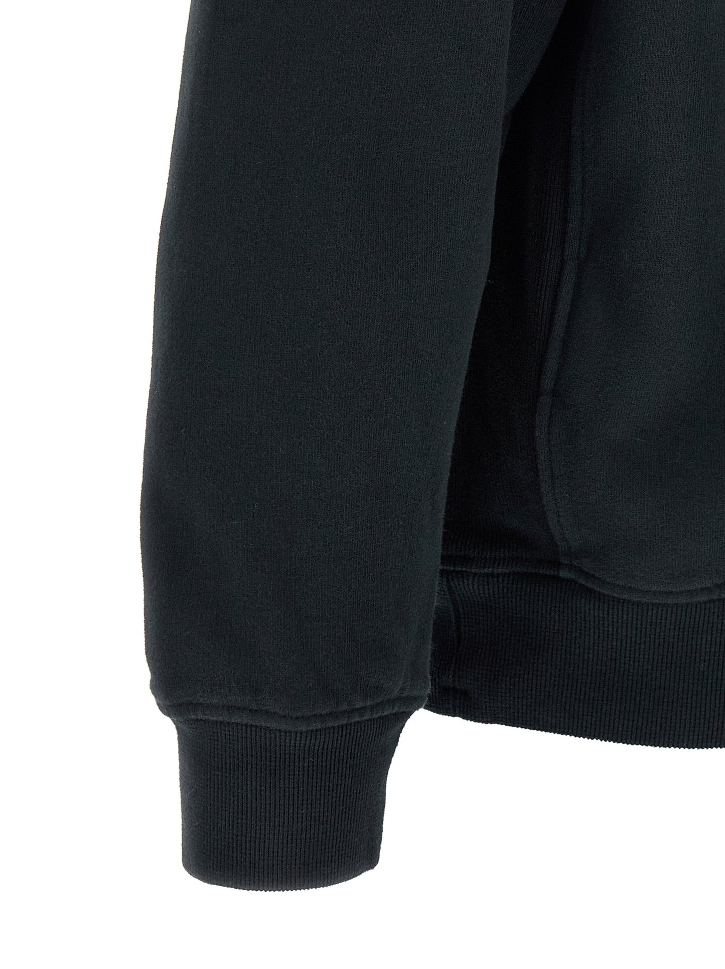 Sweat-shirt ras du cou en coton bleu Stone Island