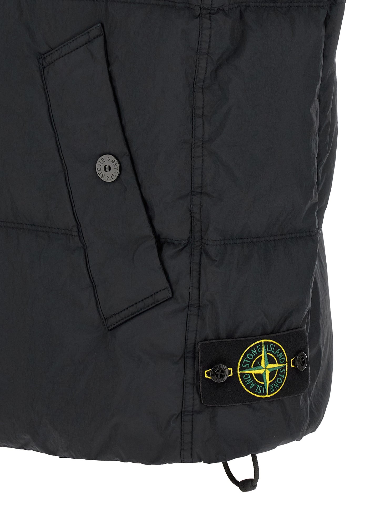Stone Island Chaqueta Sin Mangas De Poliamida Azul - Aislamiento Térmico