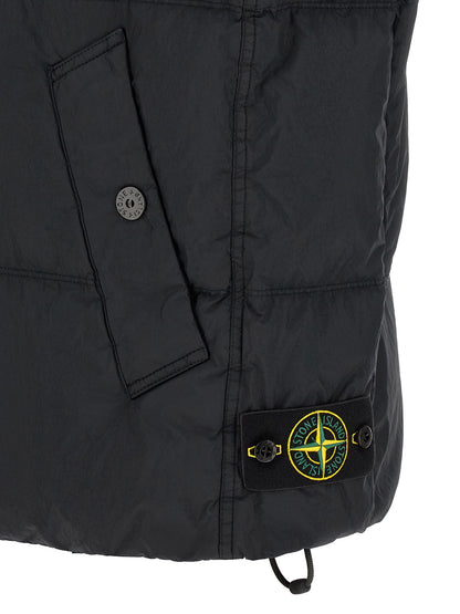 Stone Island Chaqueta Sin Mangas De Poliamida Azul - Aislamiento Térmico