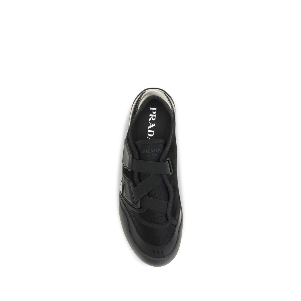 Prada Sneakers in Black Bos Taurus Calfskin
