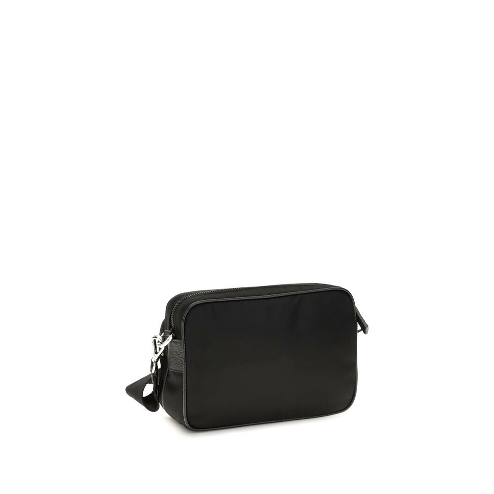 Bolso de hombro Prada de poliamida reciclada negra