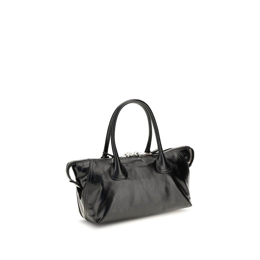 Bolso Miu Miu de piel de becerro negra Bos Taurus