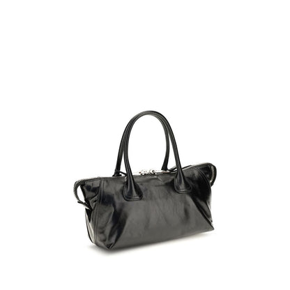 Bolso Miu Miu de piel de becerro negra Bos Taurus