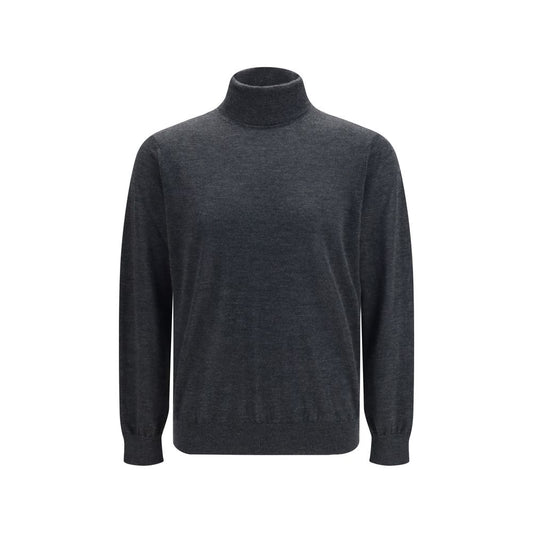 Cuello de tortuga de cachemira gris de Giorgio Armani