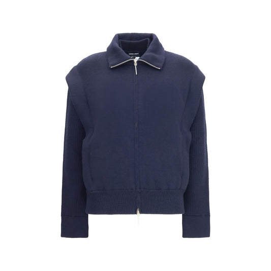 Bomber de Lana Azul Giorgio Armani Oves Aries