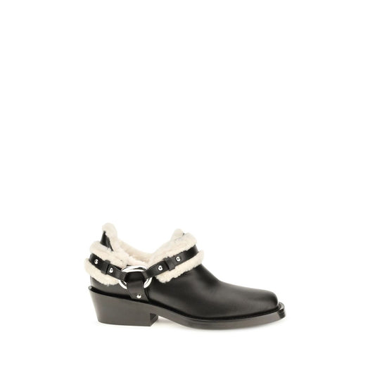 Botines Rabanne de cuero de ternera negro Bos Taurus