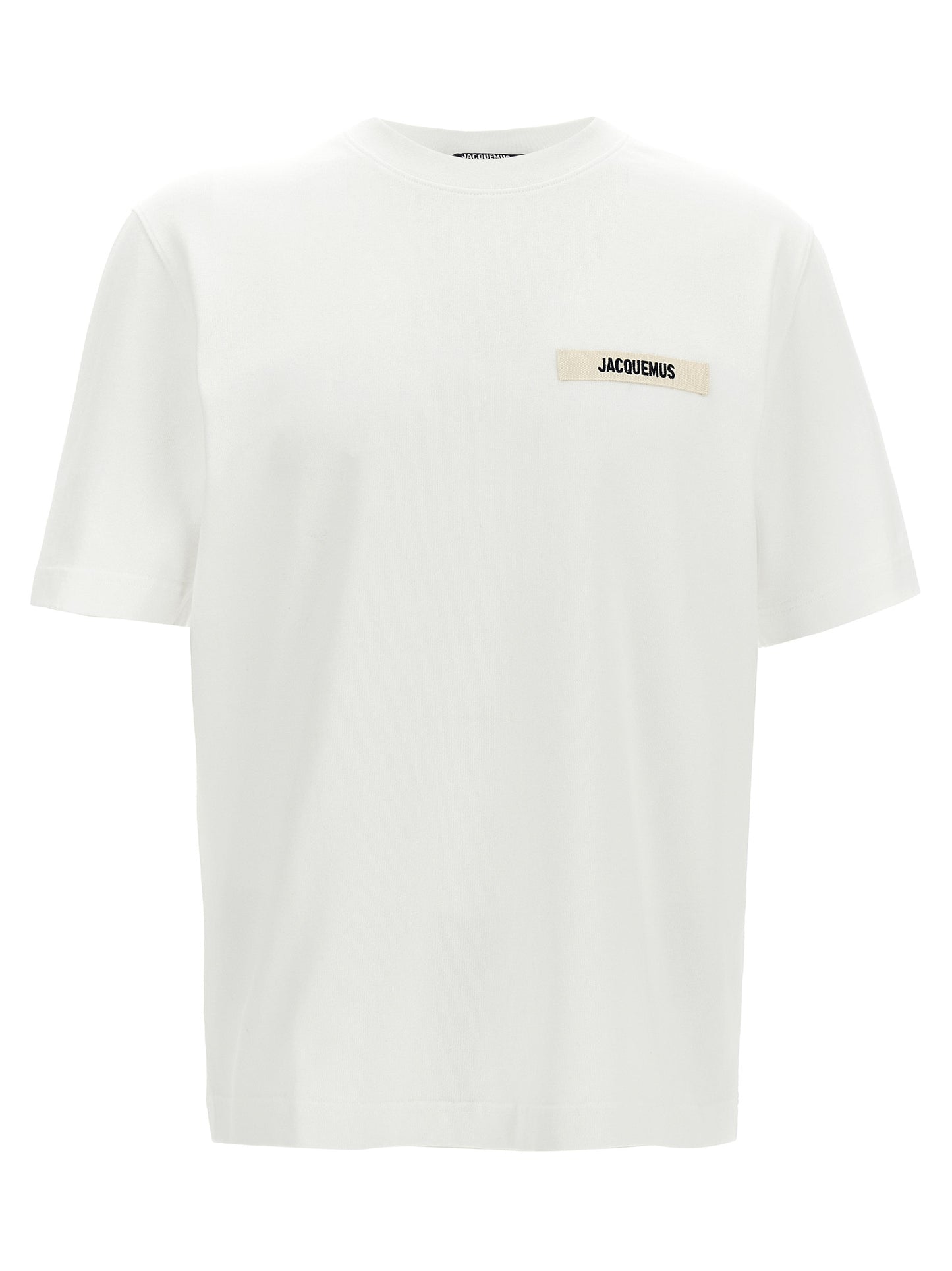 Camiseta de algodón blanca Jacquemus
