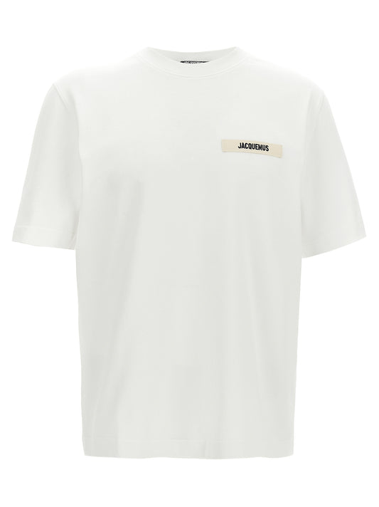 Camiseta de algodón blanca Jacquemus