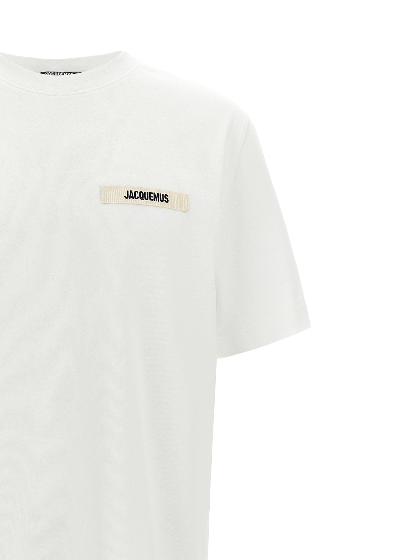 Camiseta de algodón blanca Jacquemus