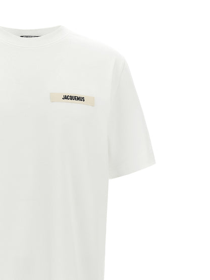 Camiseta de algodón blanca Jacquemus