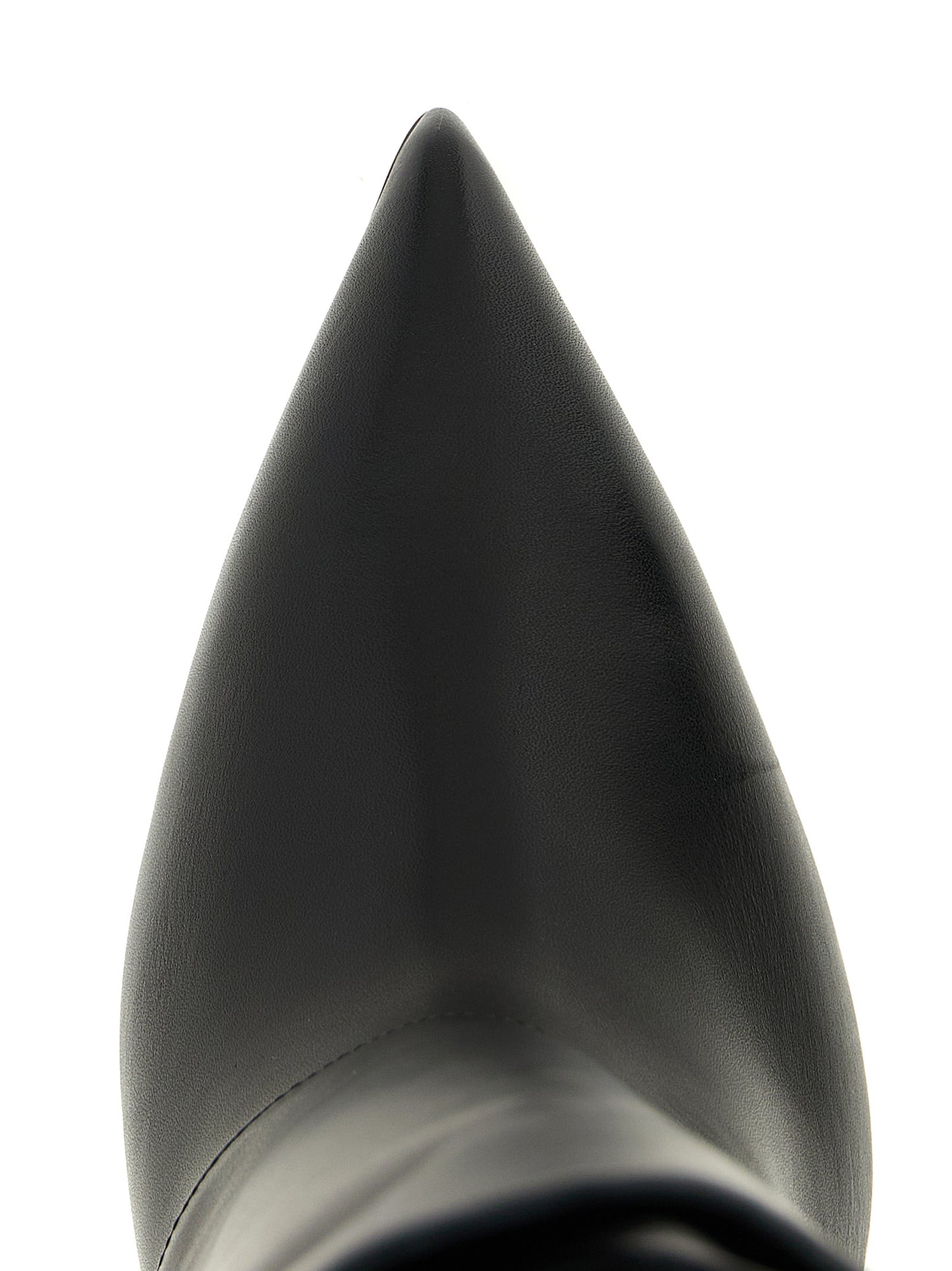 Botas Balmain negras de piel de becerro por encima de la rodilla