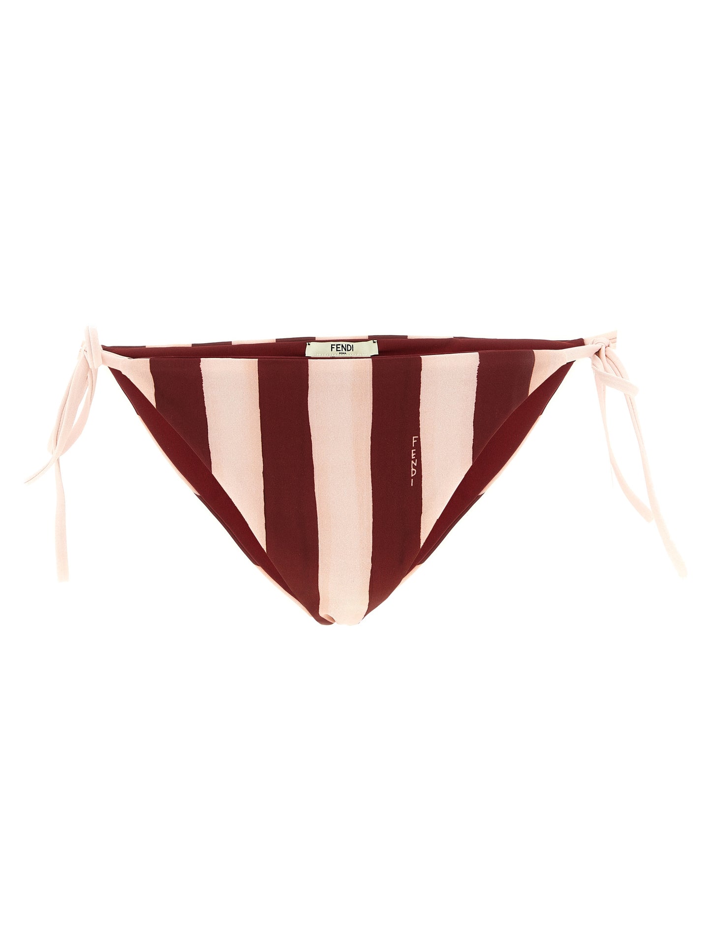 Bikini de poliéster burdeos de Fendi