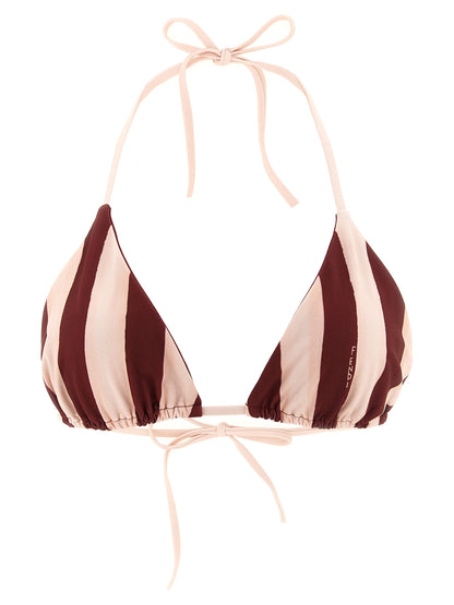 Bikini Fendi de poliéster color burdeos