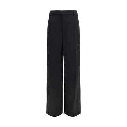 Pantalon habillé en laine noir Saint Laurent - Coupe regular