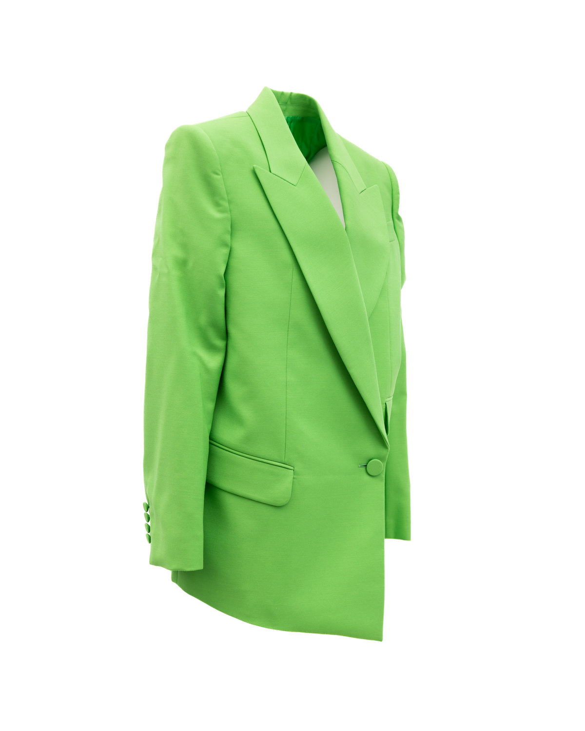 Alexander McQueen Green Women's Wool Blazer