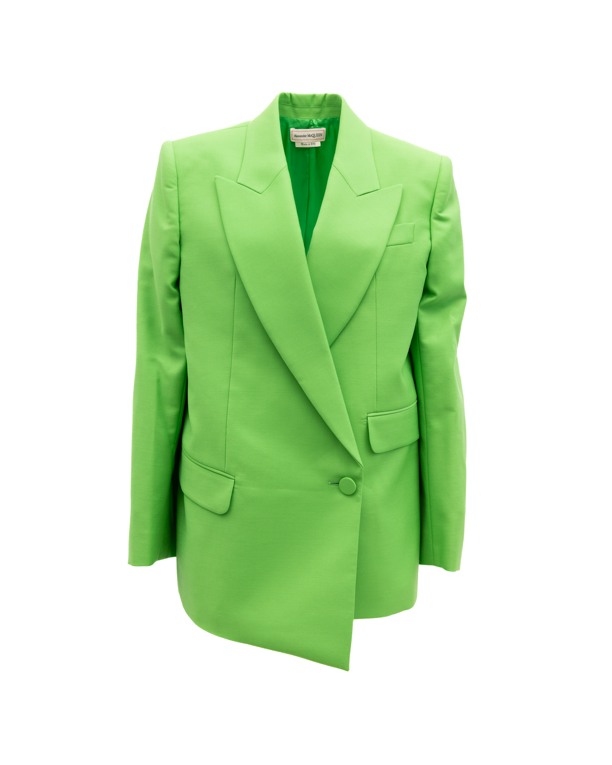 Alexander McQueen Green Women's Wool Blazer