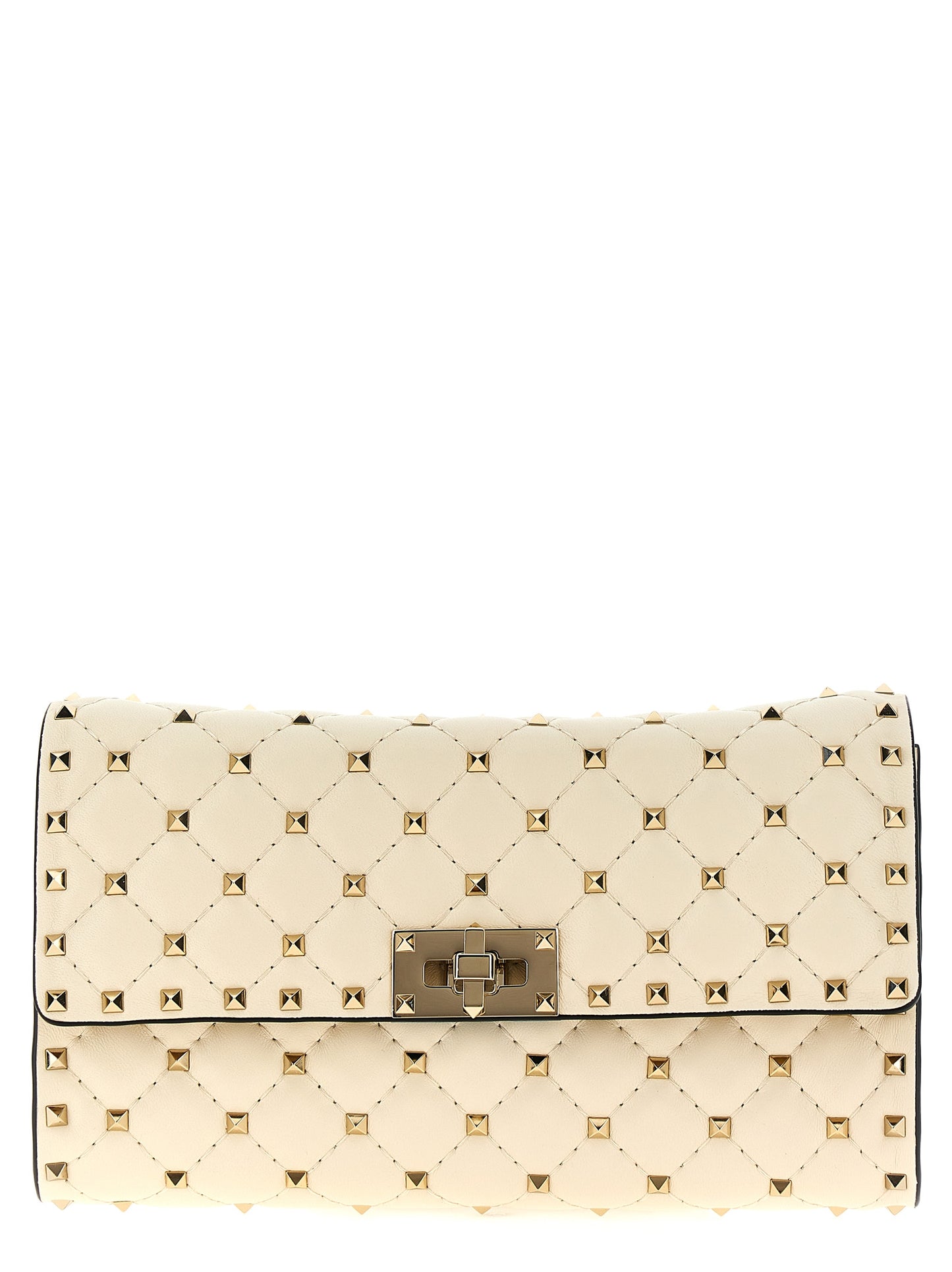 Bolso de Hombro Valentino Garavani Blanco de Piel de Cordero