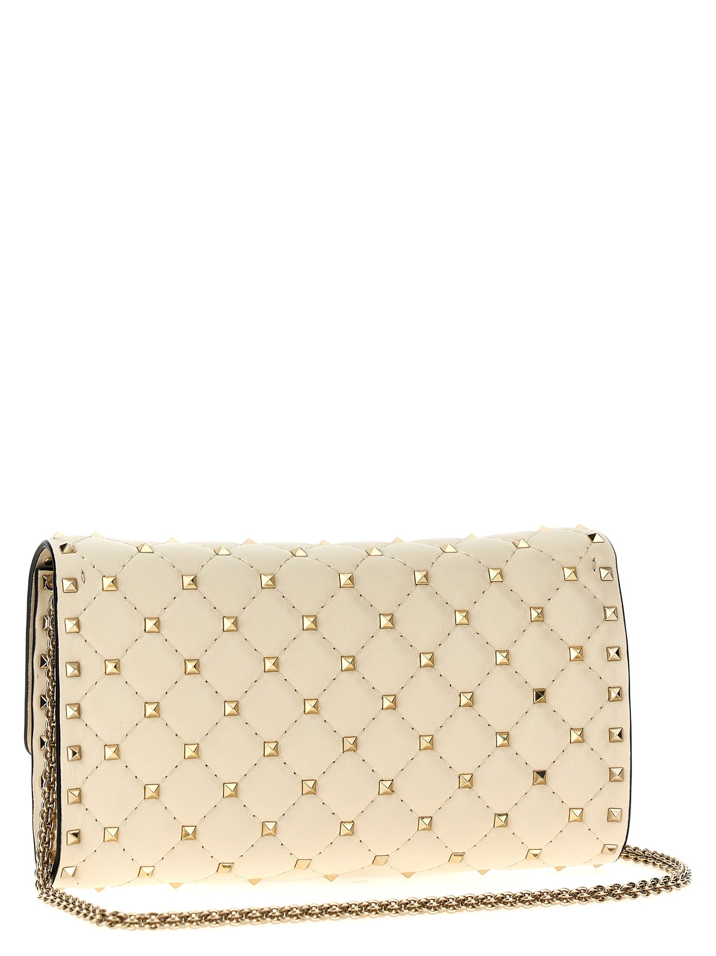 Bolso de Hombro Valentino Garavani Blanco de Piel de Cordero