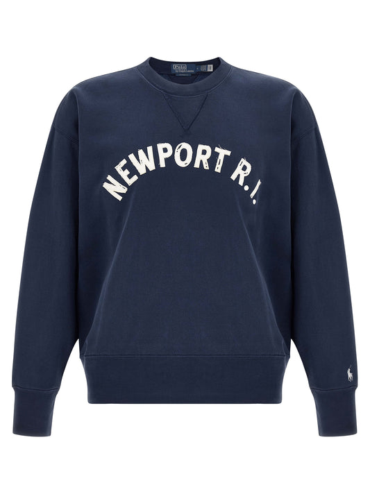 Sudadera De Algodón Azul Modelo Clásico Polo Ralph Lauren