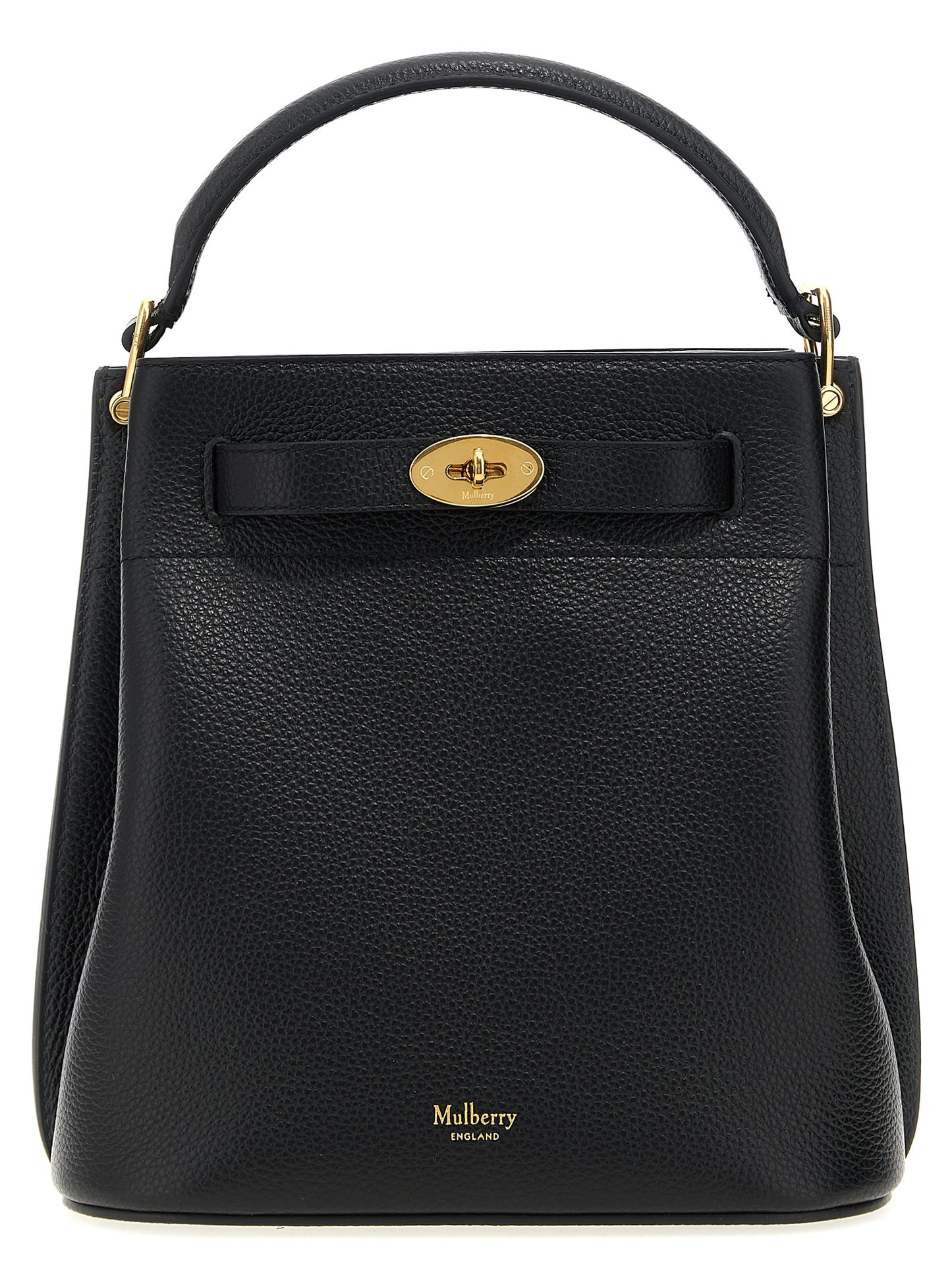 Bolso cruzado Mulberry de piel de becerro negra