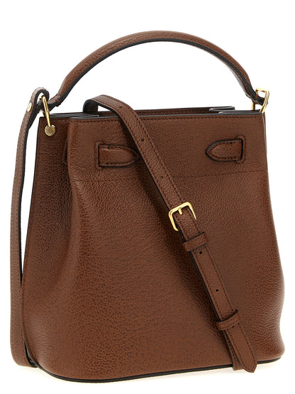 Bolso bandolera Mulberry de piel de becerro marrón