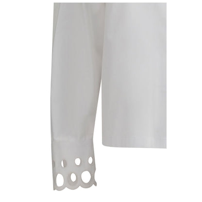 Camisa de vestir Max Mara de algodón blanco