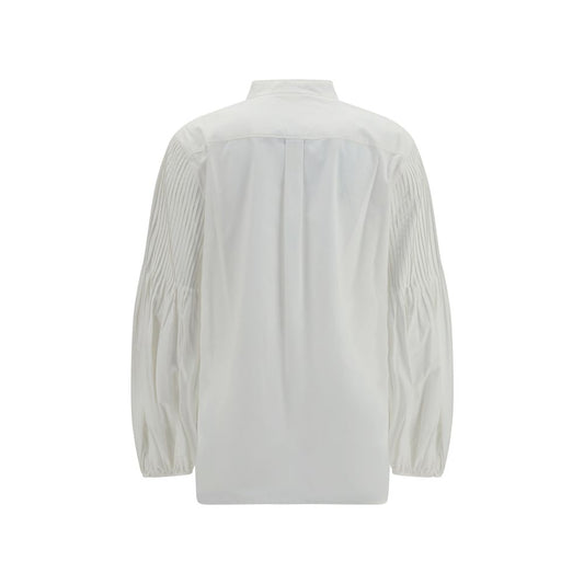 Blusa Max Mara de algodón blanco