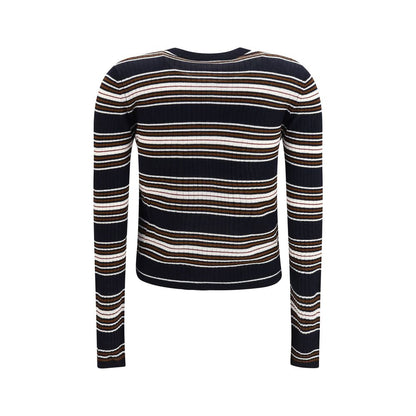 Cárdigan de seda azul Max Mara