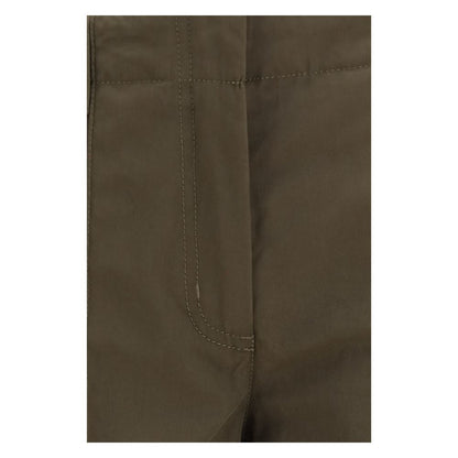 Burberry Bicolor Cotton Cargo Trousers With Regular Fit