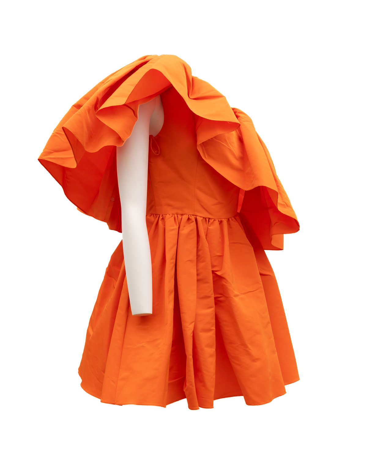 Robe de cocktail orange pour femme Alexander McQueen