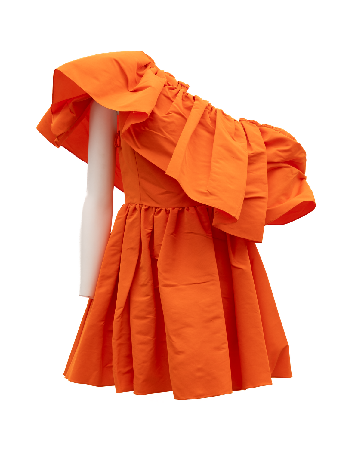 Robe de cocktail orange pour femme Alexander McQueen