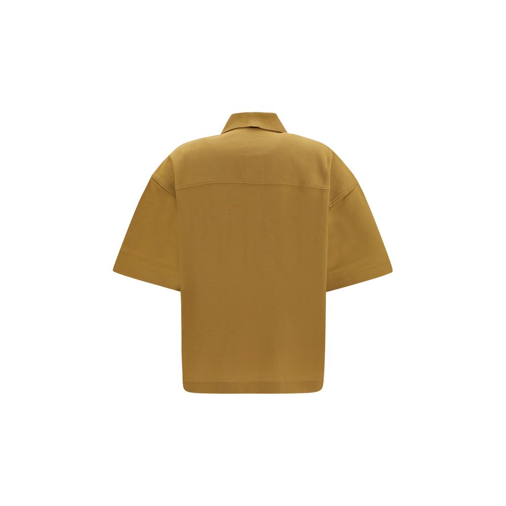 Polo de algodón bicolor Saint Laurent