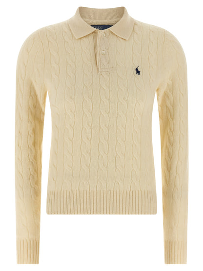 Polo Ralph Lauren Polo de Lana Blanco