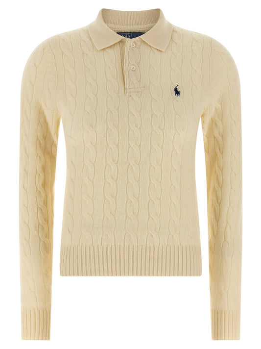 Polo Ralph Lauren Polo de Lana Blanco