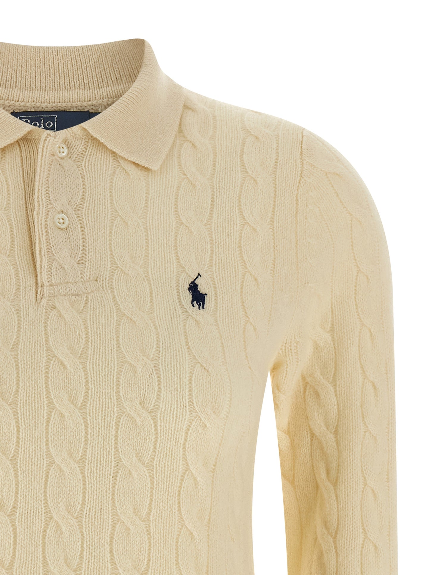 Polo Ralph Lauren Polo de Lana Blanco