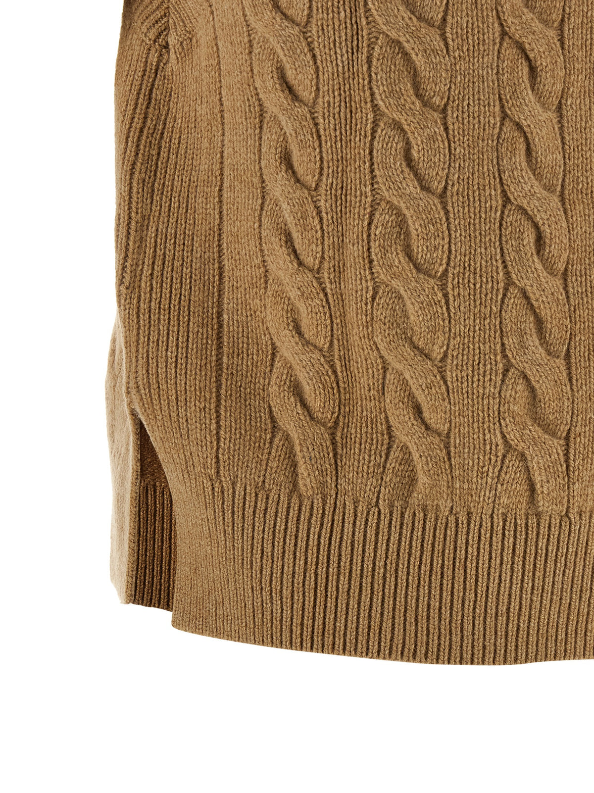Polo Ralph Lauren Chaqueta Sin Mangas De Lana Beige
