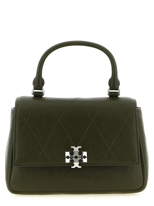 Bolso de mano Tory Burch bicolor de piel de vaca